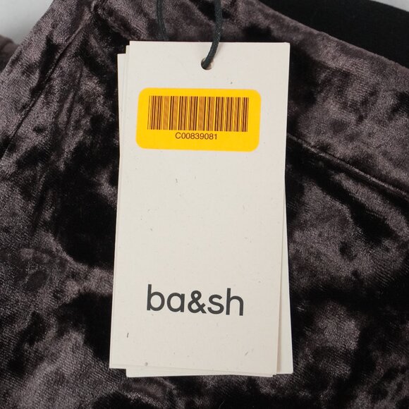 ba&sh Lolita Crushed Velvet Bootcut Flared Bottoms in Brown - Size 34 (NWT) - Picture 8 of 12